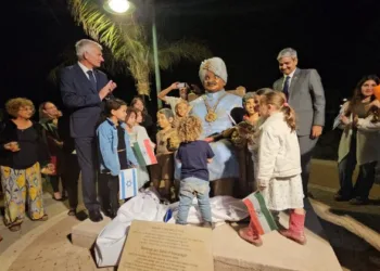 Statue of Jamsaheb Digvijaysinh Jadeja, the former Maharaja of Nawanagar was recently unveiled in Nevatim, southern Israel