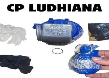 Grenades seized by Ludhiana Police