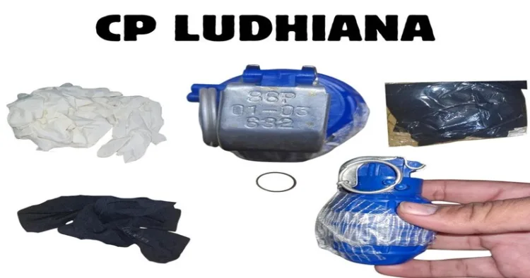 Grenades seized by Ludhiana Police