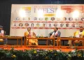 Dignitaries on the stage at Pragjyotishpur Litfest 2025