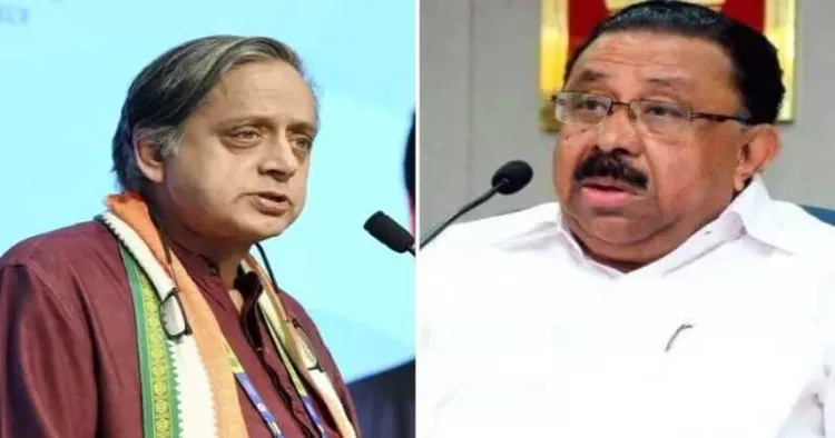 Senior Congress leader Shashi Tharoor and Former KPCC President MM Hassan