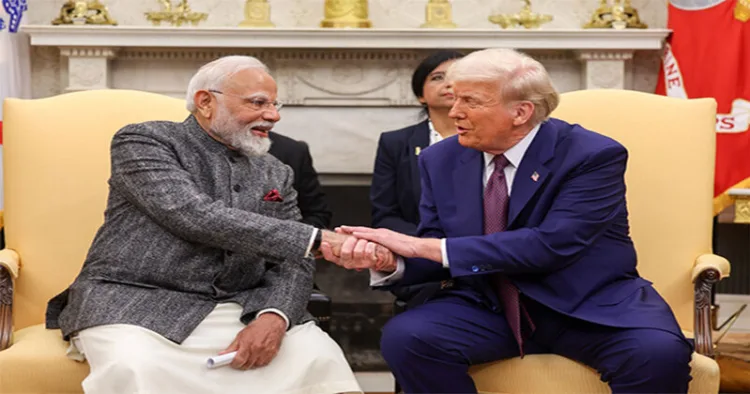 Prime Minister Narendra Modi (Left) and US President Donald Trump (Right)