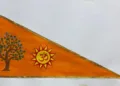 Dharm Dhwaj that will be hoisted atop Ayodhya's Ram Mandir