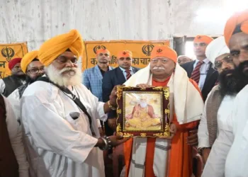 RSS Sarsanghchalak ji at Gurdwara Brahmkund Sahib in Ayodhya