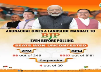 Arunachal gives landslide win to BJP in Panchayat Elections