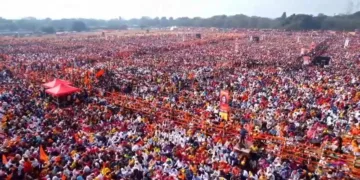 More than 5 lakh people came together to chant Bhagwad Gita