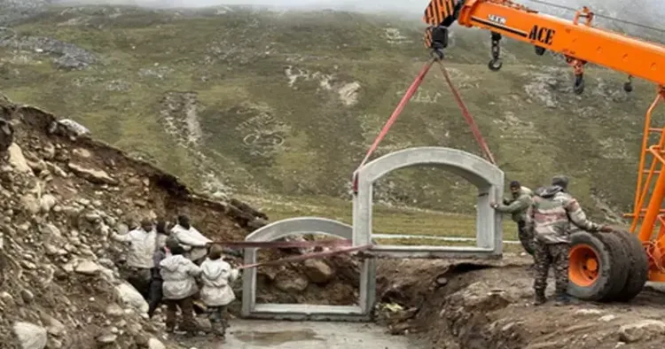 3D Concrete Printer for the Trishakti Corps of the Indian Army