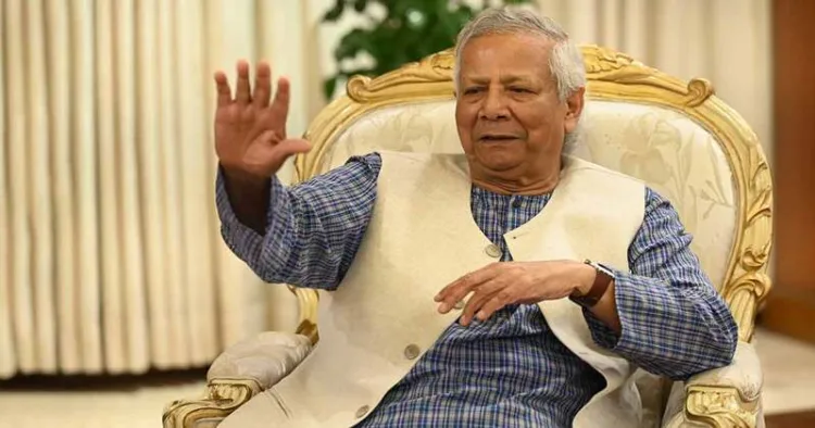 Muhammad Yunus, Chief Advisor of the Interim administration of Bangladesh