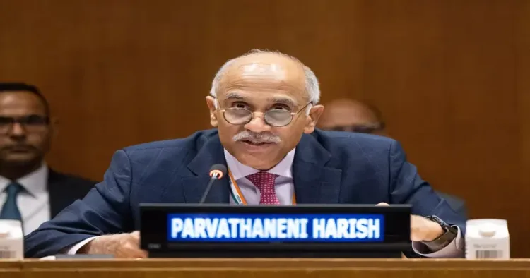 Ambassador Harish Parvathaneni, India's Permanent Representative to the UN