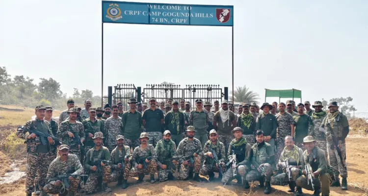 Image for representational purpose only - CRPF personnel near Golgunda camp- ANI Photo