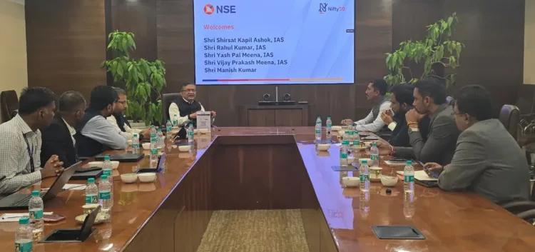 Bihar officials at NSE office, Image courtesy X -NSE