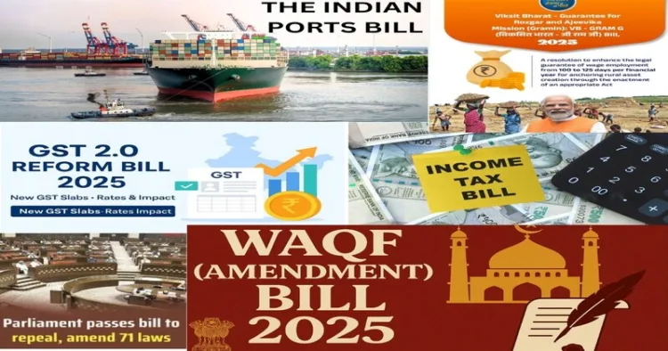 Bills Passes by NDA Government in 2025