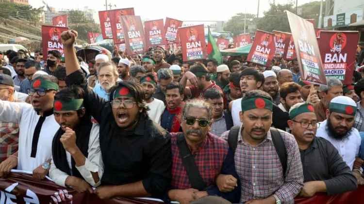 Anti-India protests in Bangladesh