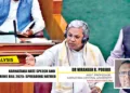 Amidst strong opposition, the Karnataka Assembly, passed the Hate Speech and Hate Crimes (Prevention) Bill. (In pic) Chief Minister of Karnataka Siddaramaiah presenting his arguments in the Assembly