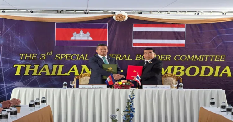 Thailand and Cambodia seal ceasefire agreement after intense border clash