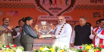 Union Home Minister Amit Shah speaks at the Bastar Olympics 2025