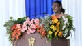 President Droupadi Murmu graces the Antarrajyiy Jansanskritik Samaroh in Jharkhand, Image courtesy- X [Presidentbhvn]