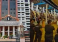 (L) Kerala High Court (R) Bouncers in Trippoonithura temple