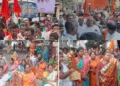 Hindu Munnani cadres protesting against DMK govt