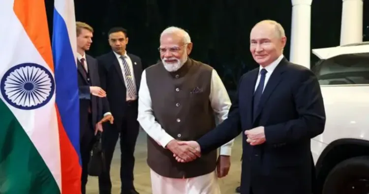 Prime Minister Narendra Modi and Russian President Vladimir Putin