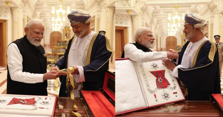 PM Modi conferred with Order of Oman by Sultan Haitham bin Tarik AI Said