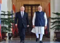 Russian President Vladimir Putin and Prime Minister Narendra Modi