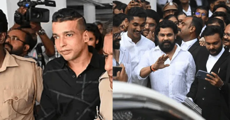 Pulser Sunil (Left) and Actor Dileep (Right)