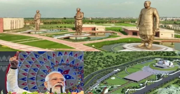 PM Narendra Modi inaugurates Rashtriya Prerna Sthal on the occasion of the birth anniversary of former PM and BJP leader Atal Bihari Vajpayee
