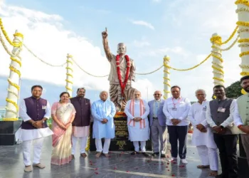 RSS Sarsanghchalak Dr. Mohan Bhagwat unveiled the grand statue of Swatantrayaveer Savarkar and inaugurated the ‘Veer Savarkar Prerna Park’ in the Andaman and Nicobar Islands.