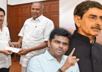 BJP condemns TN speaker M Appavu calling Governor RN Ravi as ‘terrorist’ (Image Credit: The Commune)