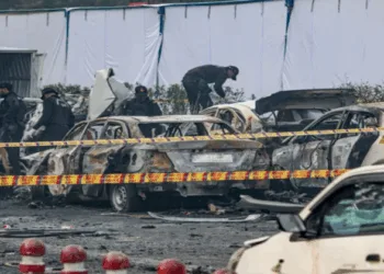 Site of the Delhi Blast that took place on November 10, 2025