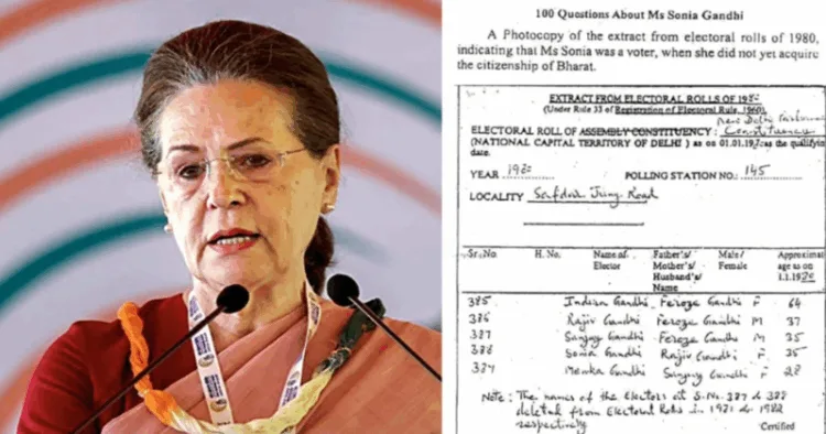 Delhi court issues notice to Sonia Gandhi in alleged voter forgery case