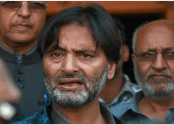Yasin Malik who has ties with Pakistan