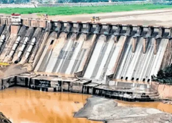 The Salal Hydro Power project dam on India’s Chenab river in Riasi