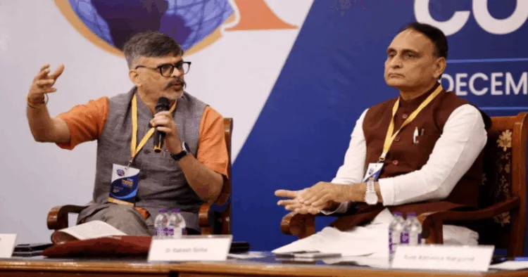 Prafulla Ketkar, Editor of the Organiser Weekly Magazine. speaking at the Media Conclave, 2025, Organised by the Vishwa Samvada Kendra on the topic “Decolonising Bharatiya Minds