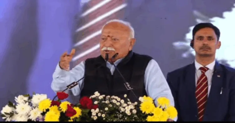 RSS Sarsanghchalak Dr Mohan Bhagwat