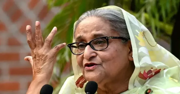 Former Prime Minister of Bangladesh Sheikh Hasina(File Photo)