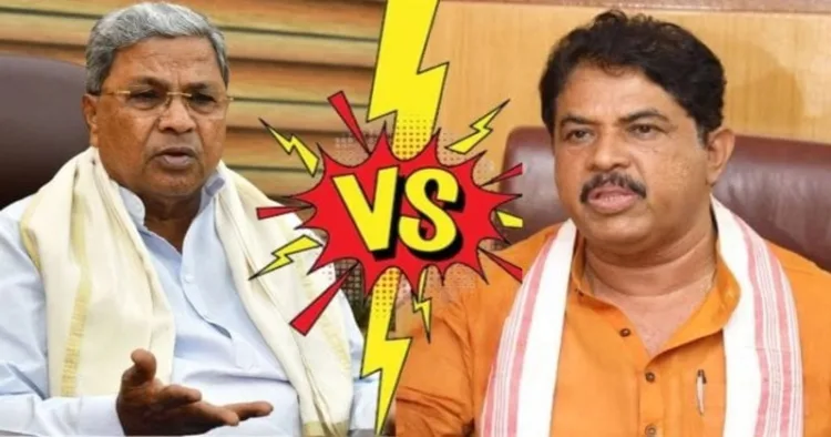 (Left) Karnataka Chief Minister Siddaramaiah (Right) BJP leader R. Ashok