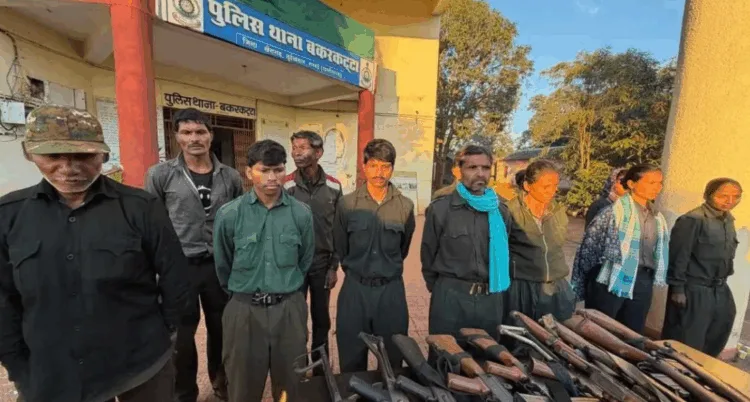 Top Maoist commander Ramdher surrender before police in Chhattisgarh, Image courtesy -INDIA TV