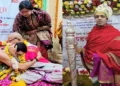 Vedamurti Devavrat Rekhe revived the nearly extinct Dandakrama Parayanam by flawlessly completing its 50-day, 2,000-mantra recitation