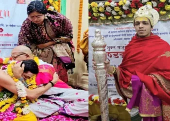 Vedamurti Devavrat Rekhe revived the nearly extinct Dandakrama Parayanam by flawlessly completing its 50-day, 2,000-mantra recitation