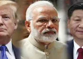 US President Donald Trump, India's Prime Minister Narendra Modi and Chinese President Xi Jinping
