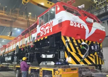 Representative Image of BLW Locomotive Engine Exported to Mozambique