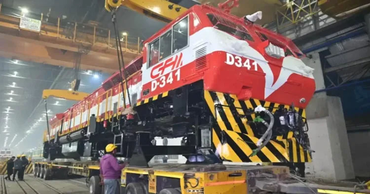 Representative Image of BLW Locomotive Engine Exported to Mozambique