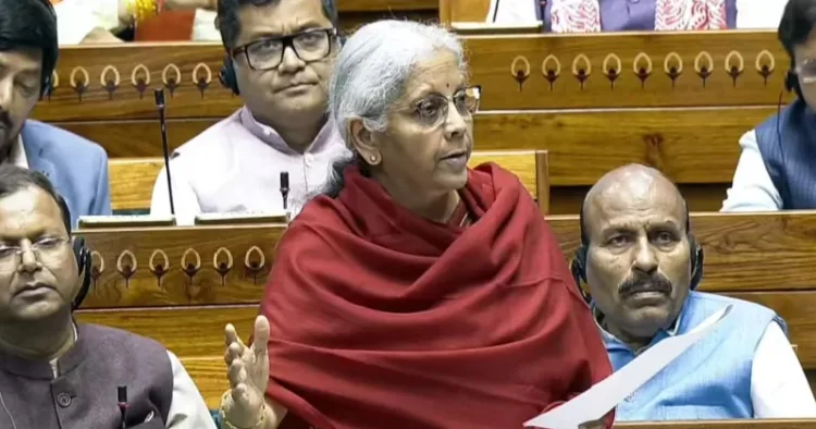 Union Finance Minister Nirmala Sitharaman