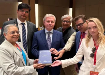 The Russian translation of ancient Indian Sanskrit classic, Yoga-Vasishtha was presented to Cheremin Sergey
