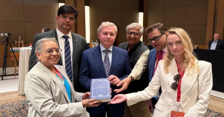 The Russian translation of ancient Indian Sanskrit classic, Yoga-Vasishtha was presented to Cheremin Sergey
