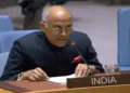 India's Permanent Representative to the UN, Ambassador Harish Parvathaneni