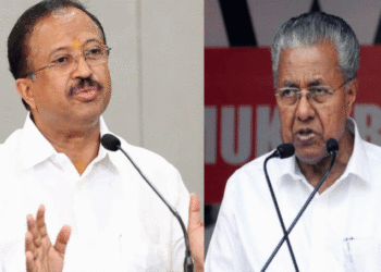 BJP leader Muraleedharan, Kerala CM Pinarayi Vijayan (L-R)