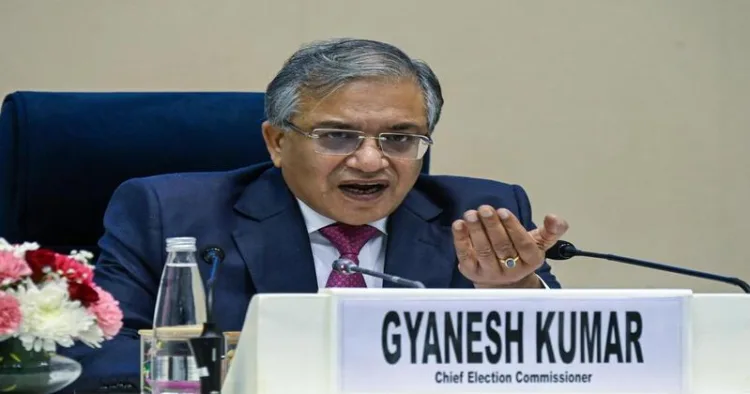 Chief Election Commissioner Gyanesh Kumar